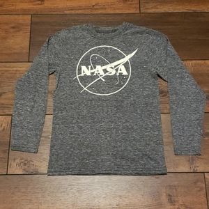 NASA long sleeved kids shirt